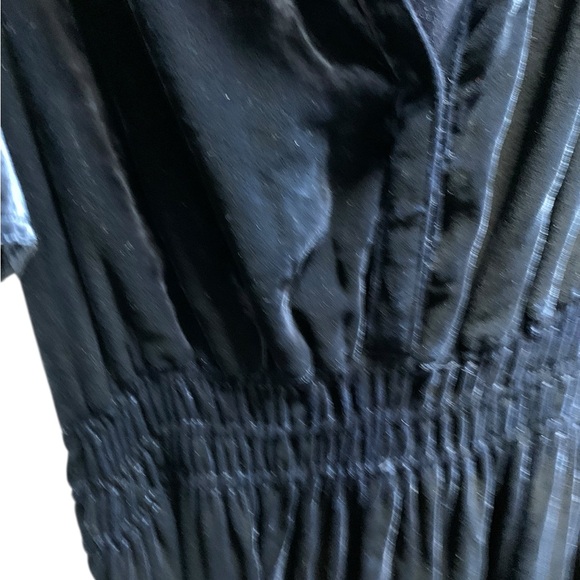 GORGEOUS Anthropologie The Somerset Maxi Dress: Velvet Edition Navy Blue M - Picture 11 of 14